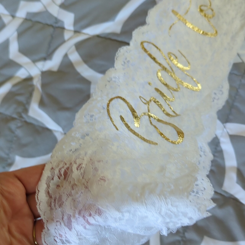 Bride Robe and Sash - Picture 8 of 8